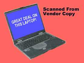 Graphic scanned from vendor copy, cut and paste with Photoshop